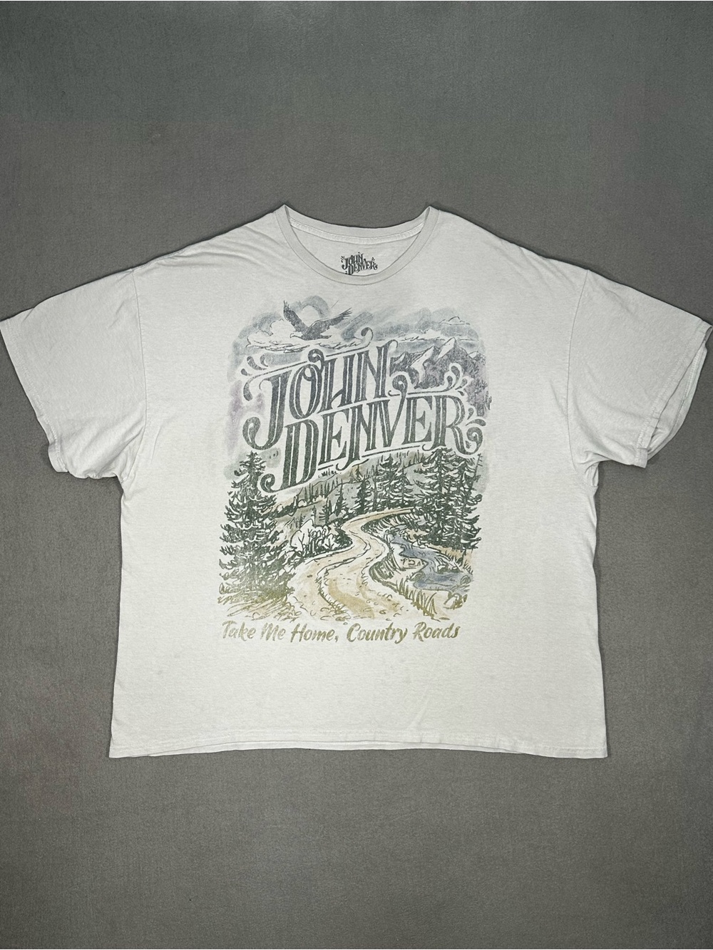 John Denver Take Me Home Country Roads Scene Men's T Shirt Folk Music Merch